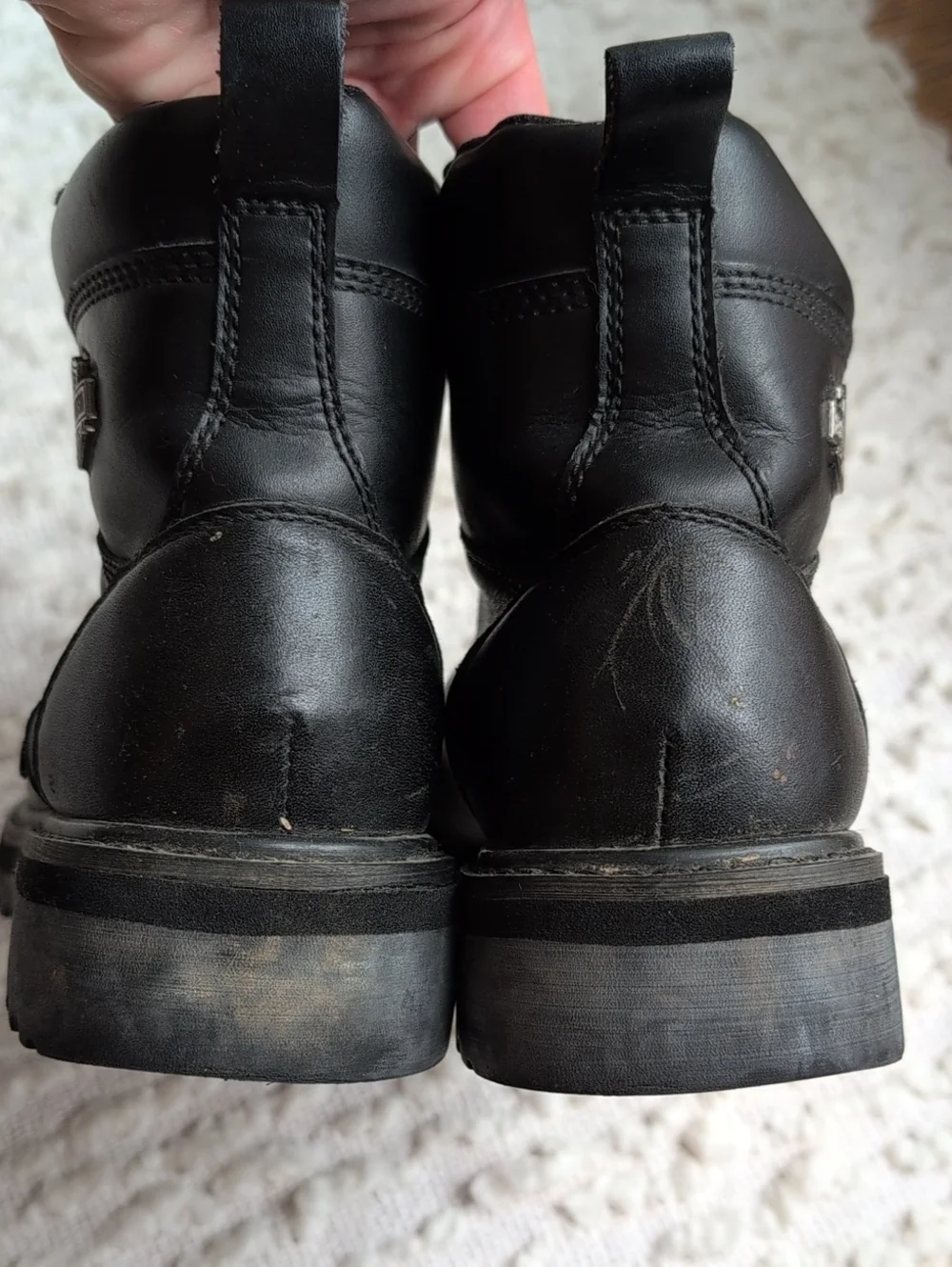 Harley Davidson Men's Flame 94096 Riding Biker Motorcycle Boots 9.5